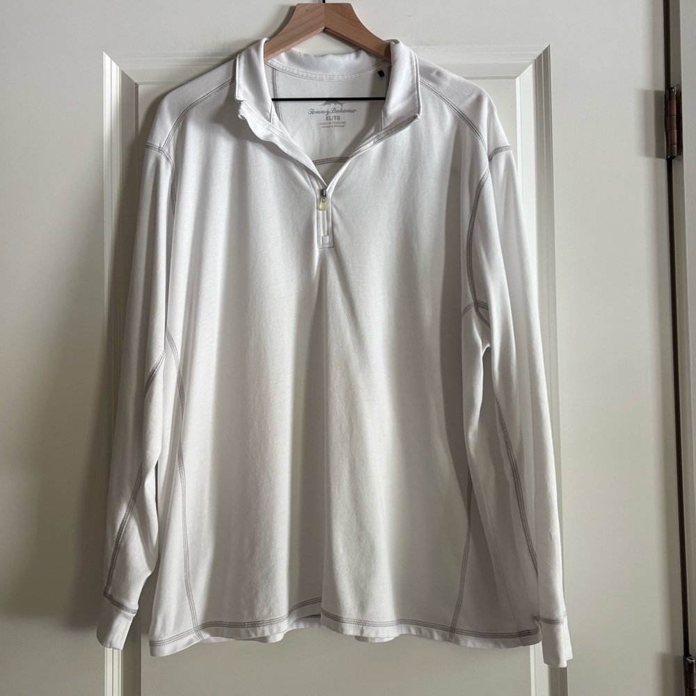 Tommy Bahama Mens 1/4 Lightweight Pullover